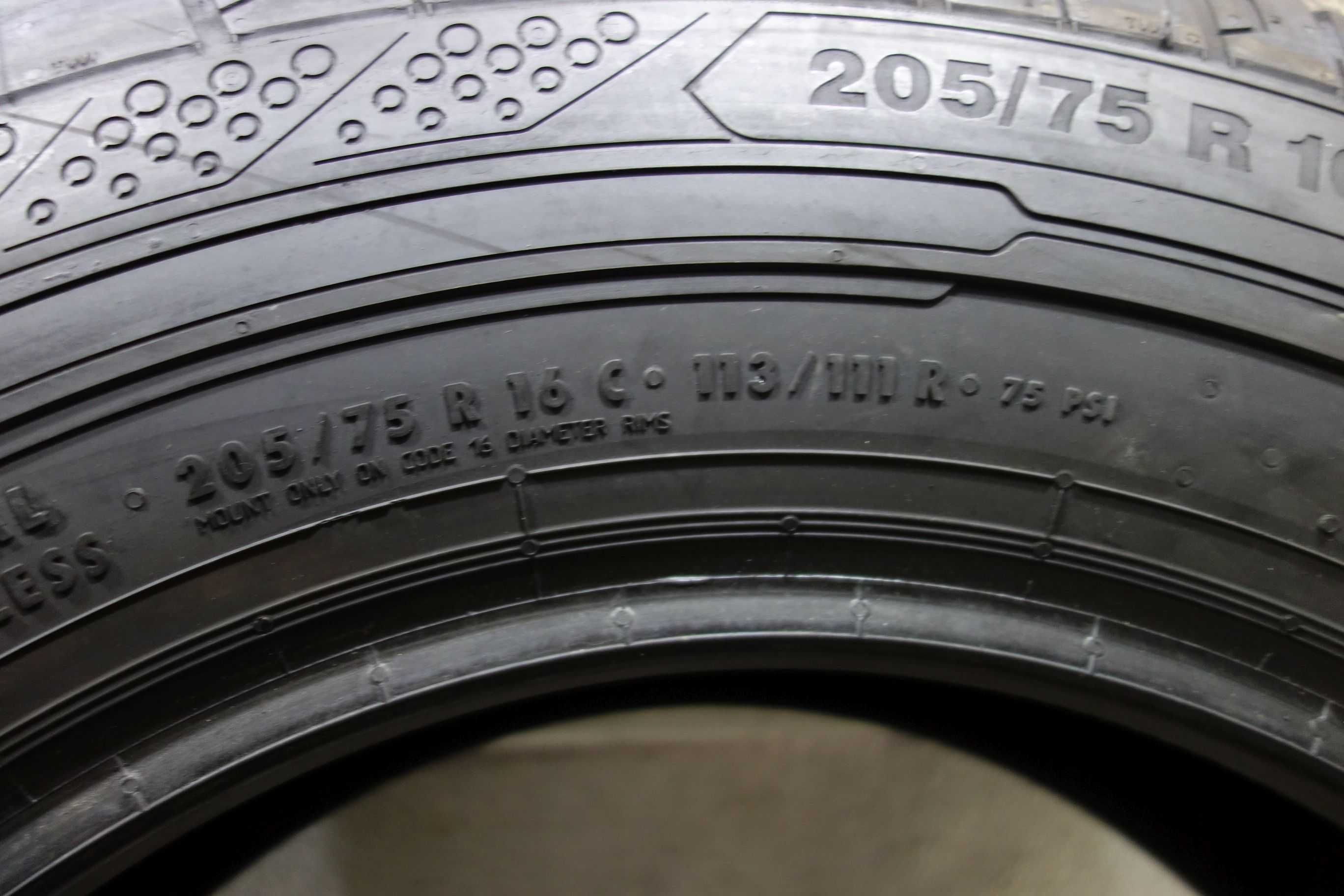 205/75R16C Opony letnie używane Continental ContiVanContact 200 (A87 ...