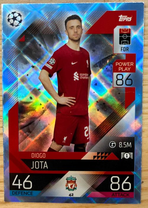 Karta Diogo Jota Liverpool FC Topps Match Attax