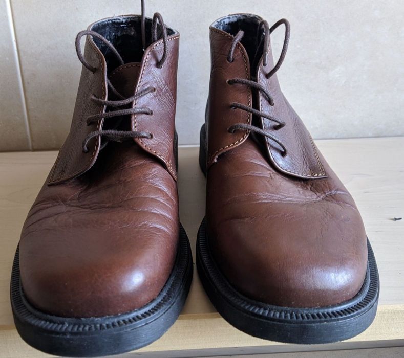 Botins Homem em Pele