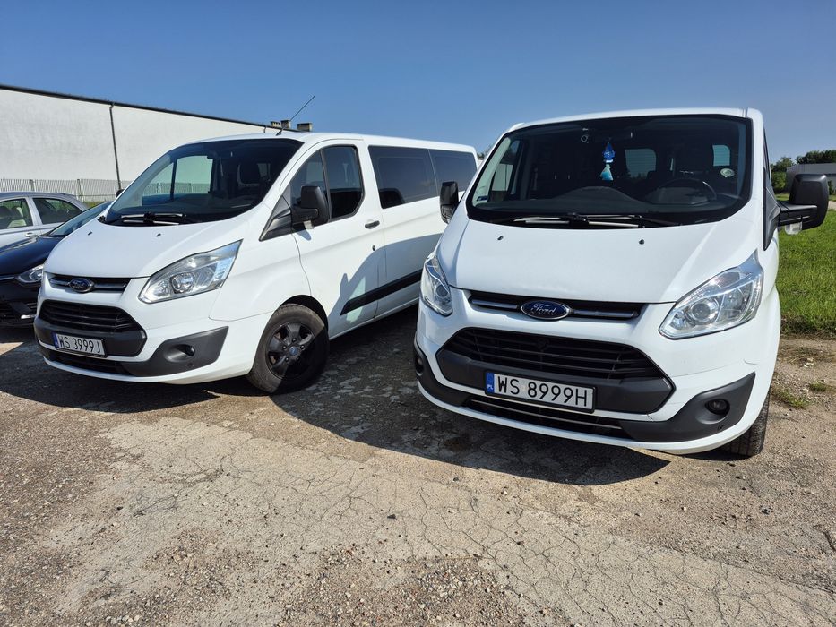 Wypożyczenie Wynajem Bus 9 os Siedlce Ford Custom