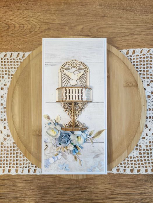 Pamiątka - Kartka na Chrzest w pudełku