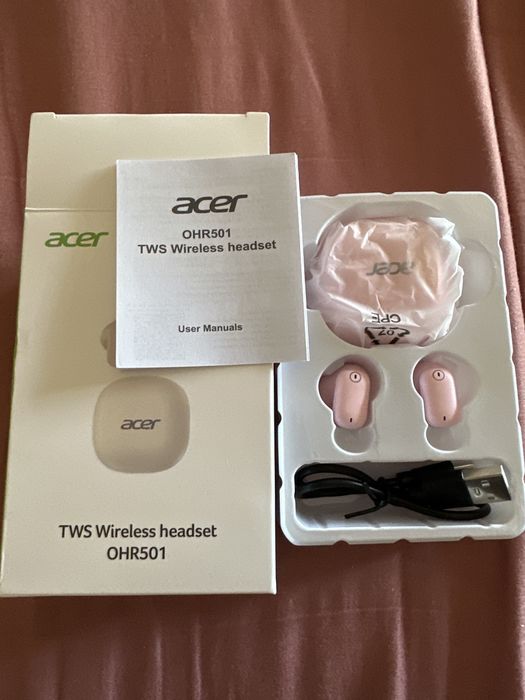 Mini earbuds rosa acer