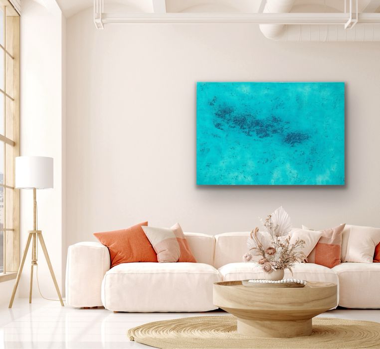 Pintura a óleo 100x70 cm - Abstract Painting by ABM