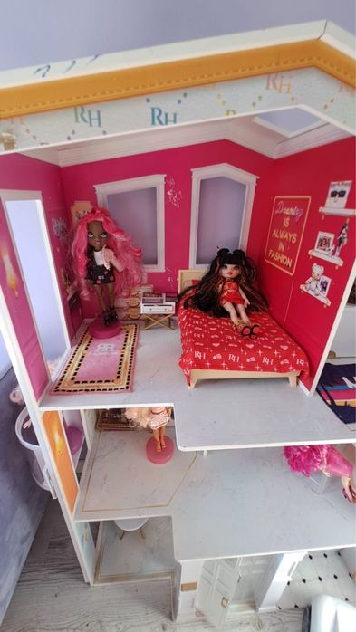 rainbow high lalki +domek+samochod