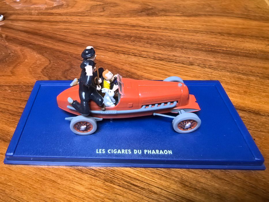 Tintin, model samochodu Czerwony Bolid, "Cygara Faraona",1:43