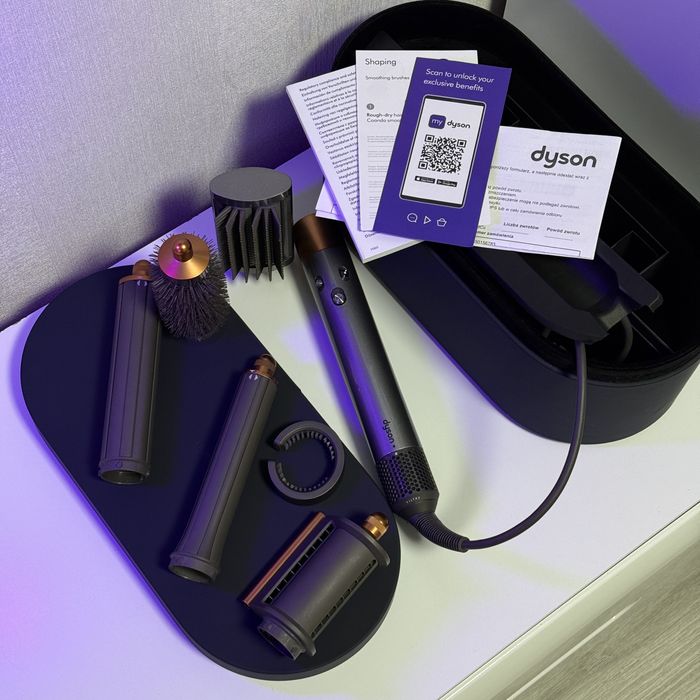 Dyson Airwrap Complete Long HS05, усі насадки, кейс