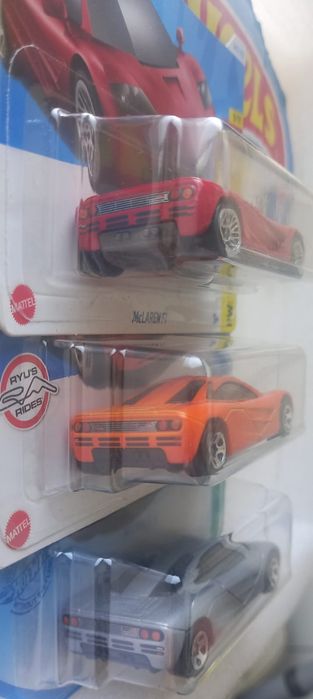 Conjunto 3 mclaren F1 hot wheels