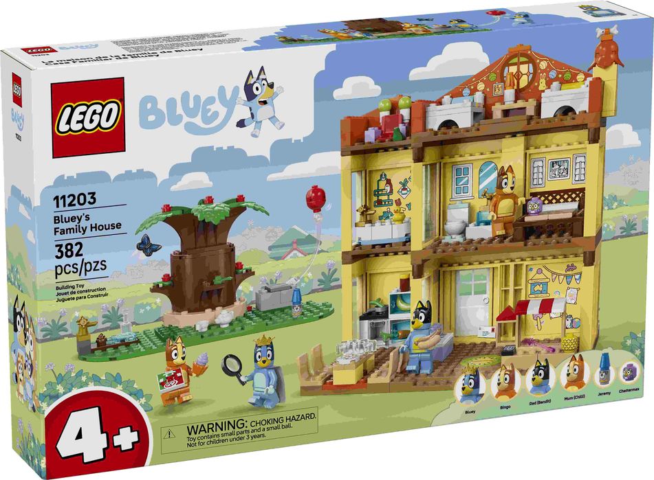 Lego Bluey Dom Rodzinny Blue 11203. Nowy Produkt