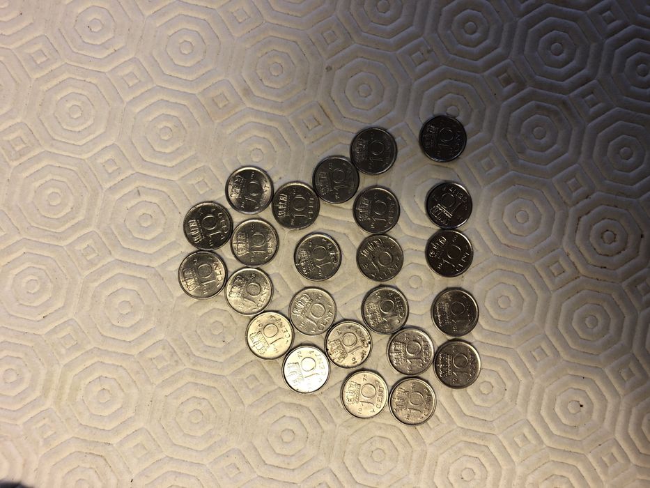 Moeda 10 cent Juliana Koningin Der Nederlanden