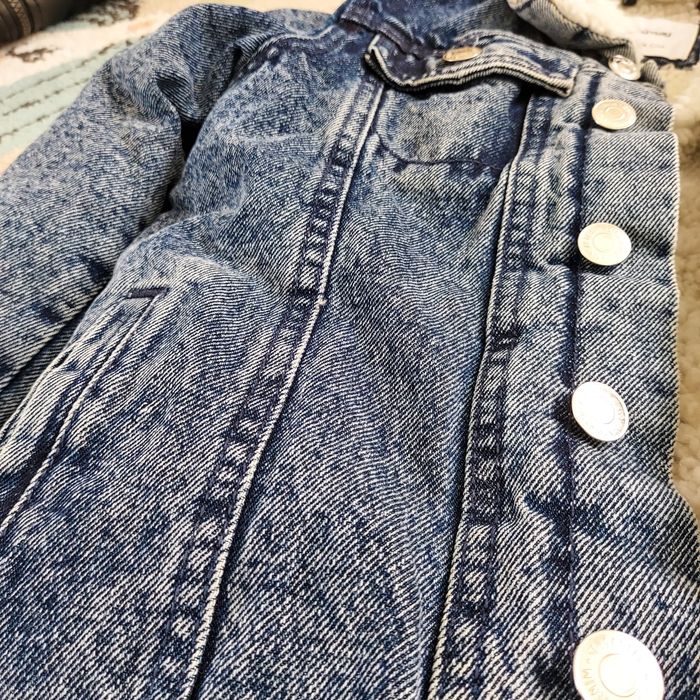 Kurtka jeansowa ocieplana
