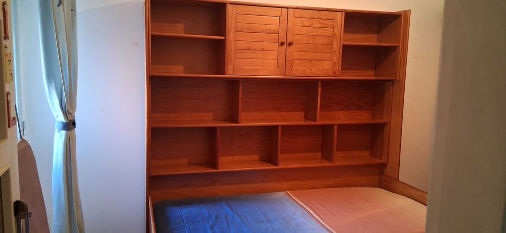 Movel cama dupla com movel secretária