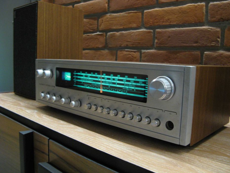 Amplituner ELIZABETH 203 UNITRA (1976r.) z kolumnami VINTAGE PRL