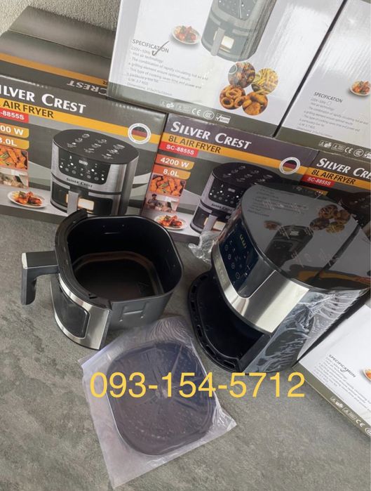 фритюрница аерофритюрница 8л 4000w аерогриль