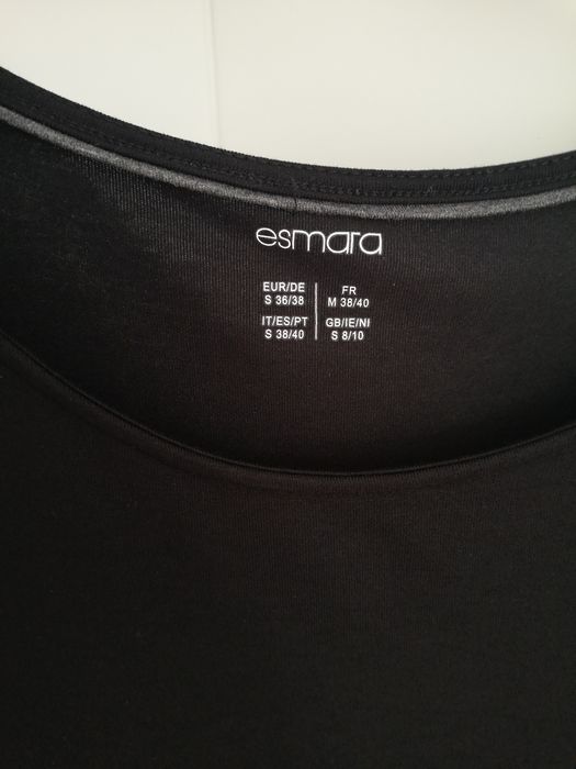 Czarna sukienka ciążowa 38/40