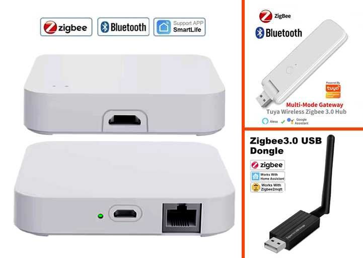 Multi-Mode шлюз Tuya Zigbee, Bluetooth
