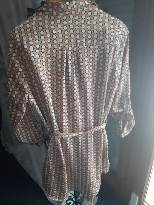Tunika bluzka Quiz UK polyester kolekcja damska tkmaxx pasek glam krop