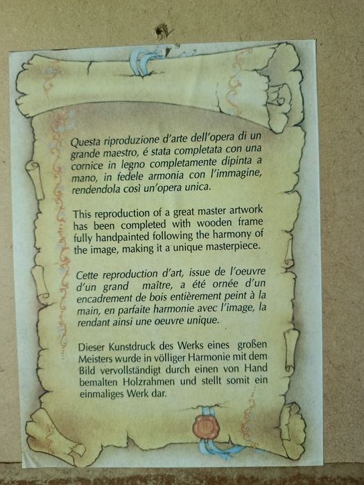 Quadro Único: Rosa Amarela Vibrante - Moldura Artesanal Pintada à Mão