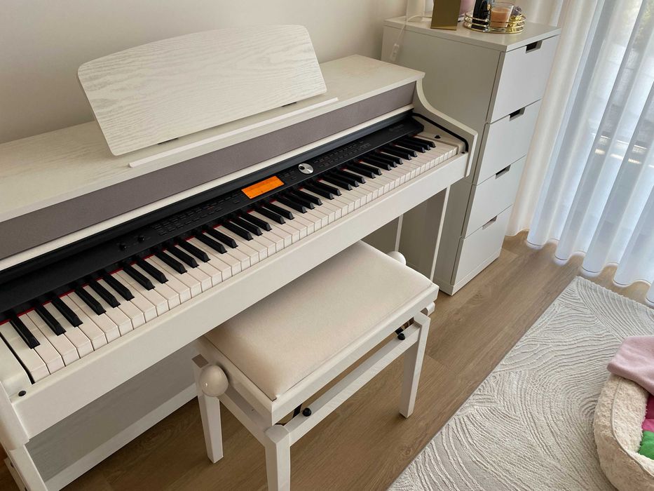 Piano Digital Thomann DP-95 WH (Branco) + Banco Regulável