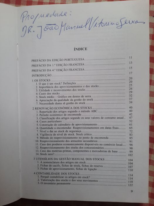 A Gestão de Stocks
