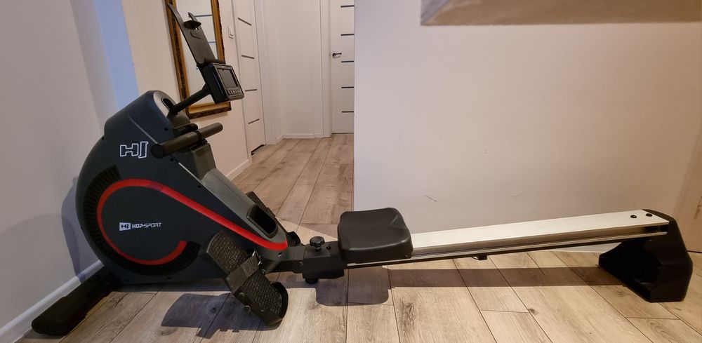 Wioślarz powietrzny Hop-Sport HS-095AR + mata i akcesoria