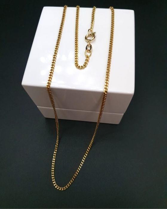 Złoty Łańcuszek splot Pancerka