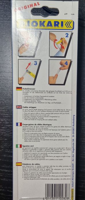 Descornador novo cabos electricos Jokari /Germany
Original e profecion