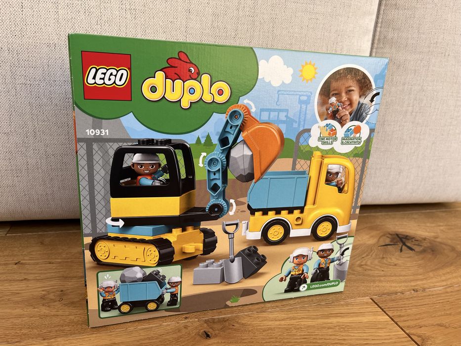 Lego Duplo 10931 Ciezarowka i koparka gasienicowa