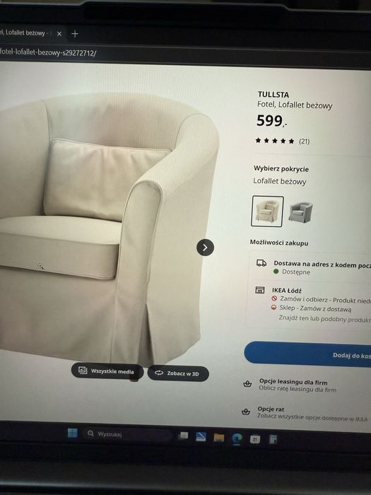 Fotel Tullsta Ikea