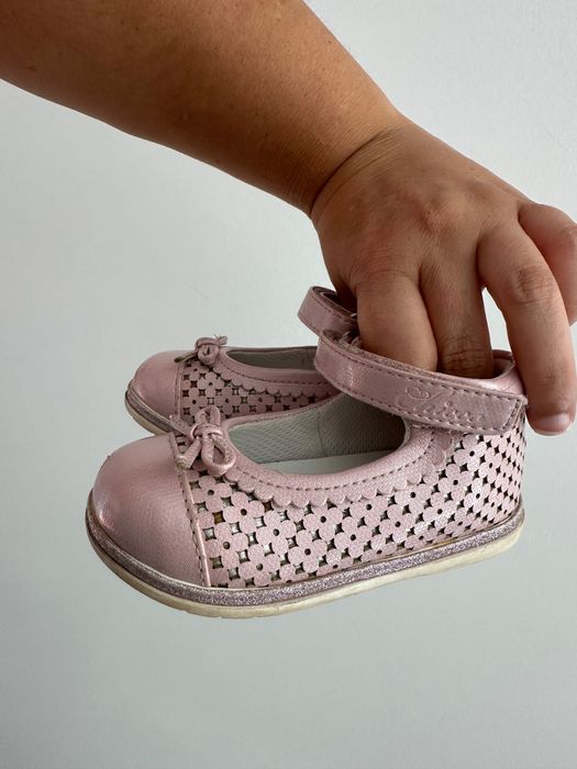 Sapatos Rosa/Prateado Chicco Nº 22