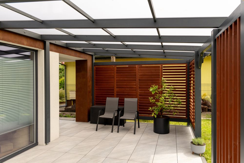 Taras || zadaszenie || poliwęglan || weranda ||