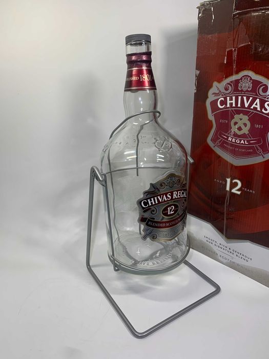 Пляшка-підставка гойдалка з-під віскі Chivas Regal 12 на 4.5 л, Чивас
