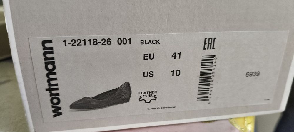 Buty damskie balerinki