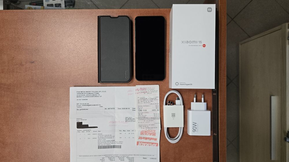 Xiaomi 15 5G Dual Sim 256GB/12GB RAM czarny, stan bdb, gwarancja