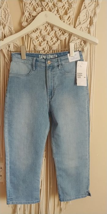 Spodnie jeansy capri