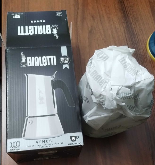 Nowa Kawiarka BIALETTI New Venus 6 TZ Srebrny, gwarancja