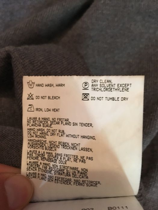 Pullover cinza da marca Burberry