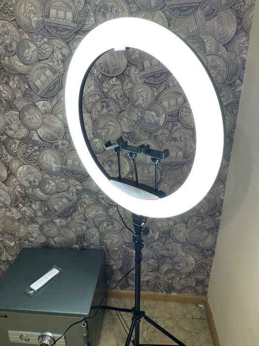 Профессиональная кольцевая LED лампа RL-21 54 cм 2Х с штативом 2 м
