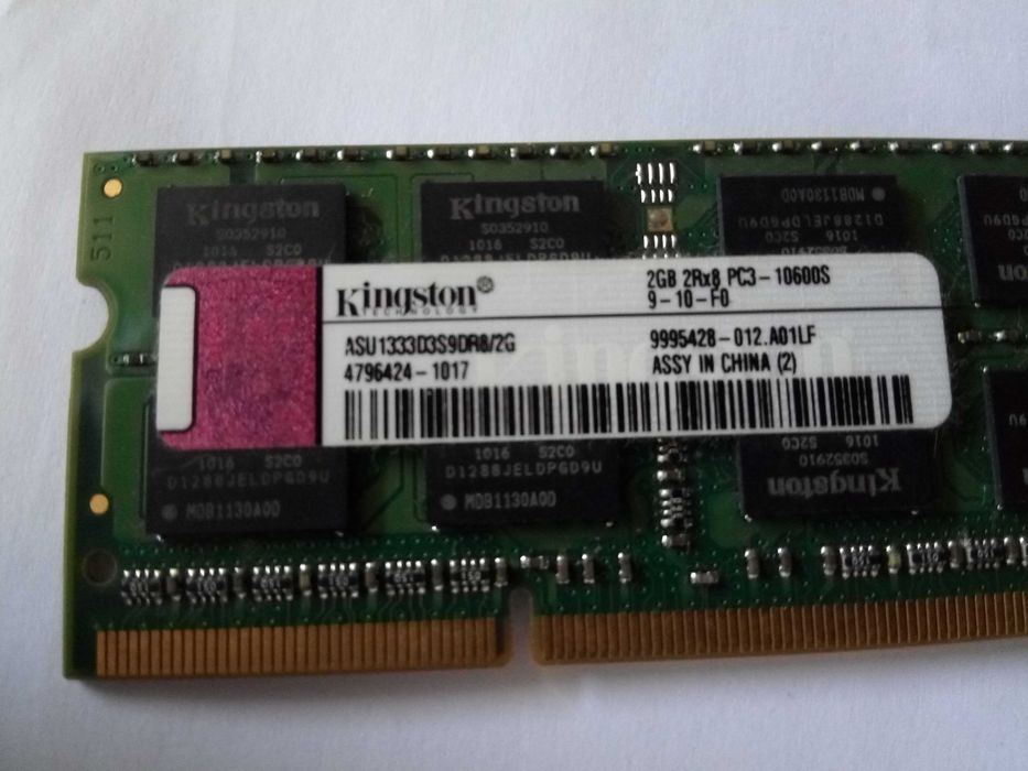 Memorias ram 2gb, pc portátil ddr3 -1333