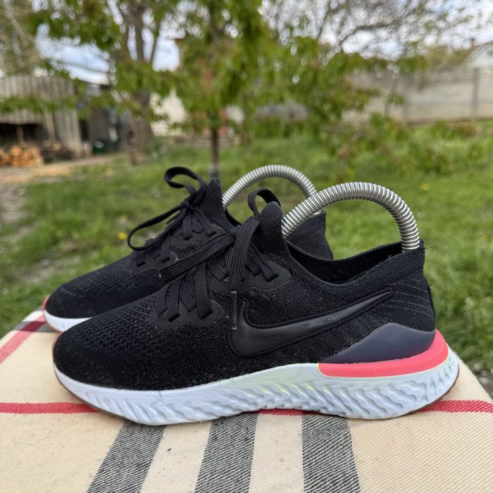 Кроссовки Nike Epic React Flyknit Black, 36 размер, Оригинал, Кросівки