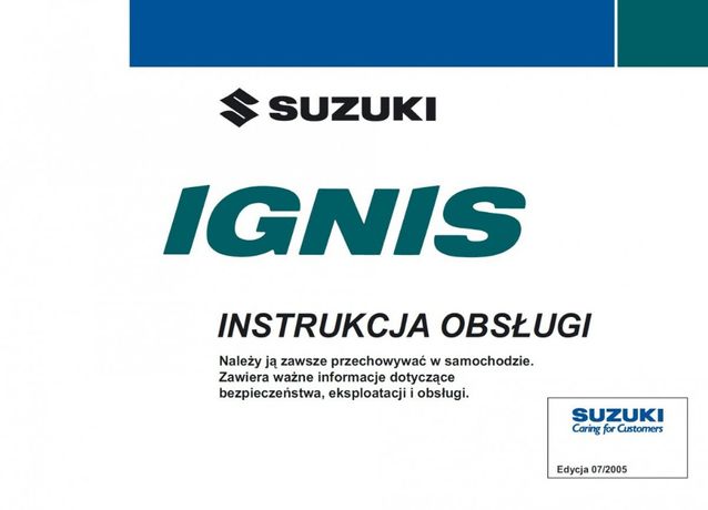Suzuki Instrukcja Książki OLX.pl