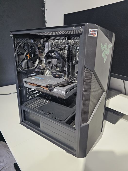 Komputer gamingowy RTX 3060 / Ryzen 5 5500 / 16GB RAM / SSD 1TB