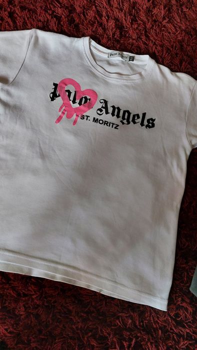 Футболка білого кольору Palm Angels