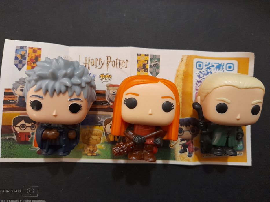 Harry Potter Bonecos POP FUNKO Ovos Kinder joy 2024 Coleção Quidditch