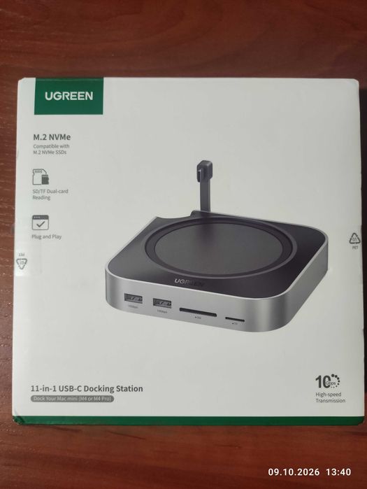 Док-станція Ugreen CM841 11-in-1 для mac mini m4