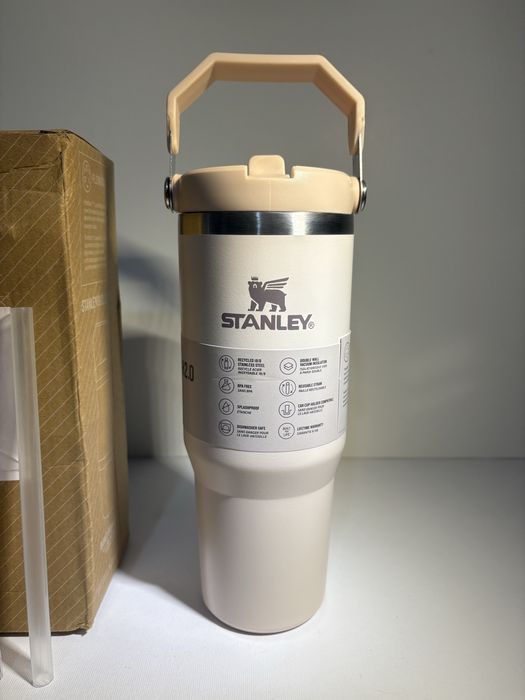 Stanley cup Iceflow Flip Straw Tumbler 0.89L rosa pastel NOVA