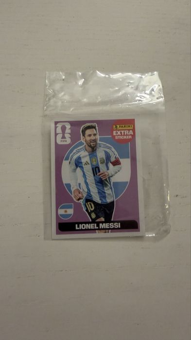 Cromo Extra Leonel Messi Roxo Mundial 2026