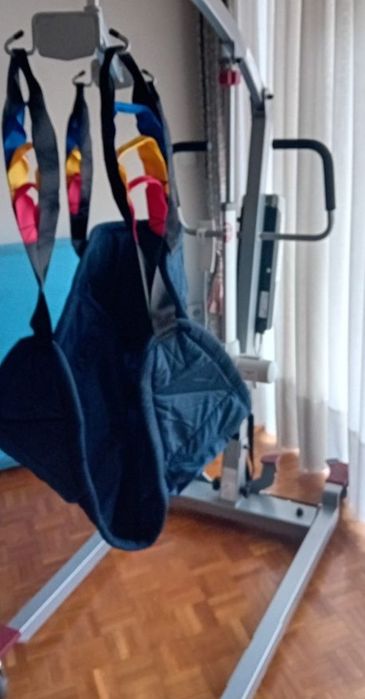 Grua Elétrica de Transferências com Arnês de Apoio