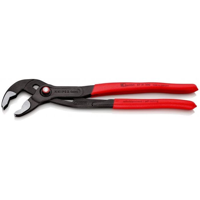 Szczypce Nastawne Do Rur Cobra Quickset 300Mm, - Knipex