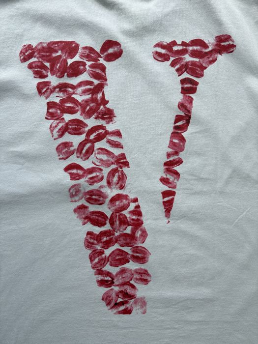 Vlone Lipstick Kiss White Tee (Koszulka)