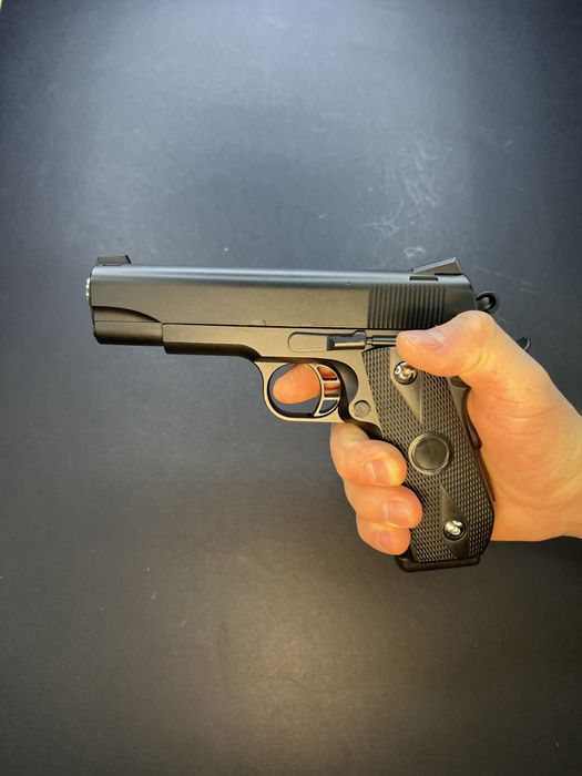 Іграшковий пістолет SW1911 V9 Black, 6 мм, пружинний